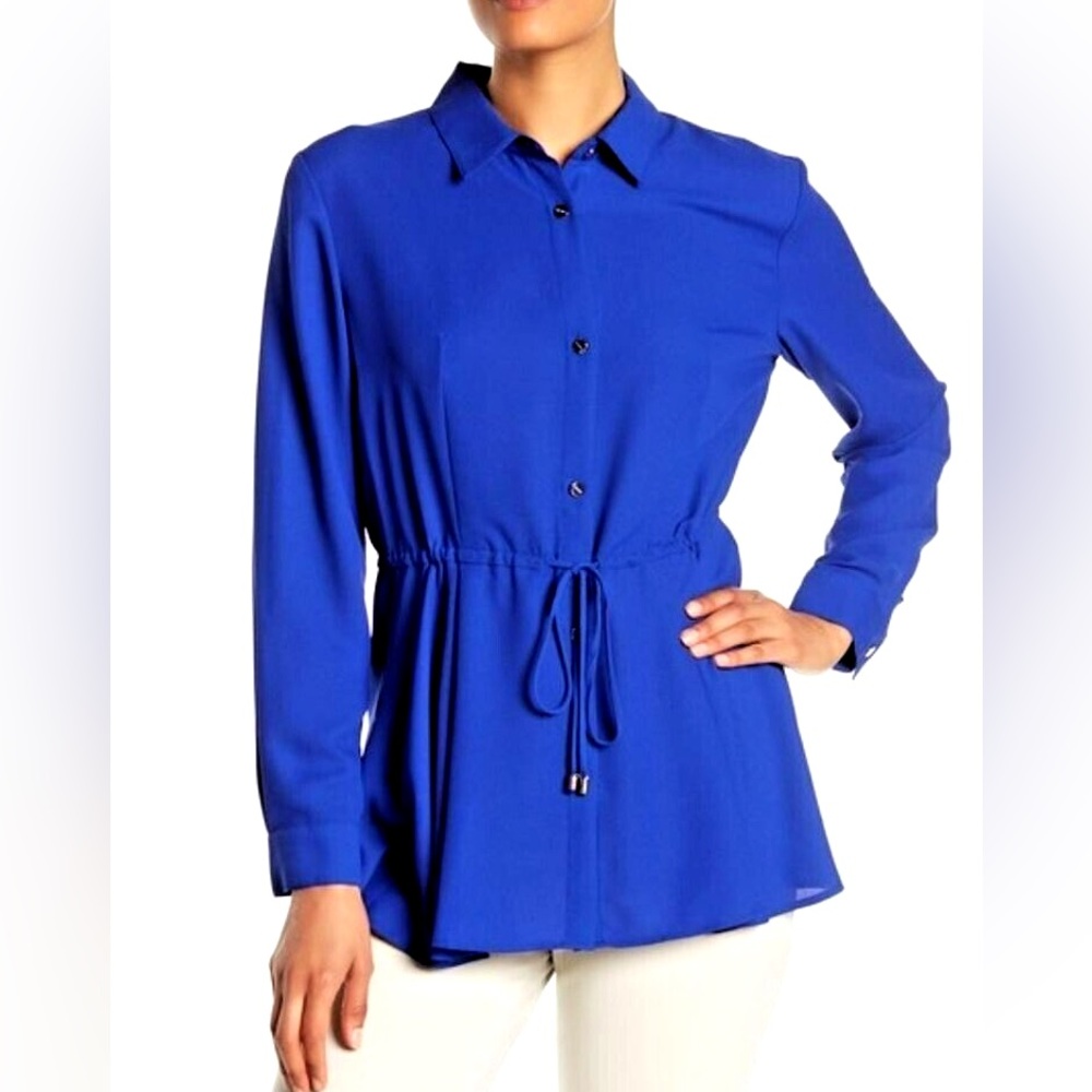 DKNY Button-Up Blouse